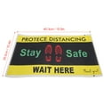 thumbnail image 2 of Safety Distance Sticker,5pcs / Bag Safety Floor Sticker Sign Warning Floor Sticker Innovative Solution, 2 of 9