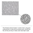 thumbnail image 3 of Hoja de strass brillante autoadhesiva, 9.44 x 7.87 pulgadas, plata blanca, 3 of 6