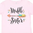 thumbnail image 4 of Inktastic Middle Sister- Dots and Arrow Girls Toddler T-Shirt, 4 of 5