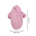 thumbnail image 3 of FYTPOV Dog Hoodie Clothes, Pet Clothes for Dog Cat, Pet Sweaters, Fashion Puppy Coat, Warm Dog Cat Drawstring Sweatshirt, M, 3 of 3