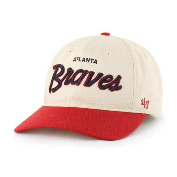 Men's '47 Natural Atlanta Braves Crosstown Franchise Fitted Hat