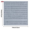 thumbnail image 7 of REGALWOVEN Striped 12 Pack Washcloths Pure Cotton Face Towels Comfort Towels Grey, 7 of 7