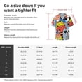 thumbnail image 5 of Pofeuu Funny Cats Print Mens Casual Short Sleeve Shirts Beach Summer Spread Collar Pocket Tops Men's Casual Short-sleeved Shirt-X-Large, 5 of 5