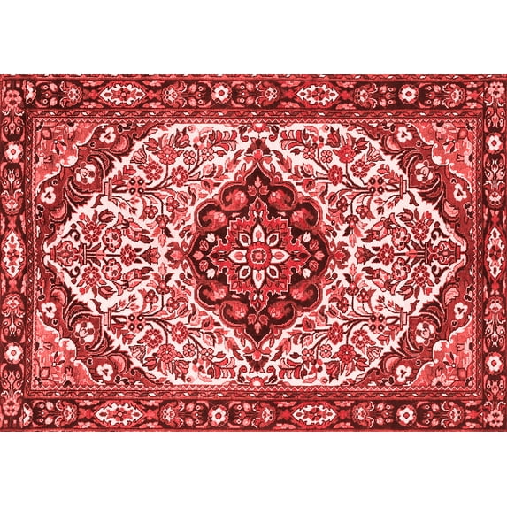 Ahgly Company Indoor Rectangle Persian Red Traditional Area Rugs, 7' x 9'