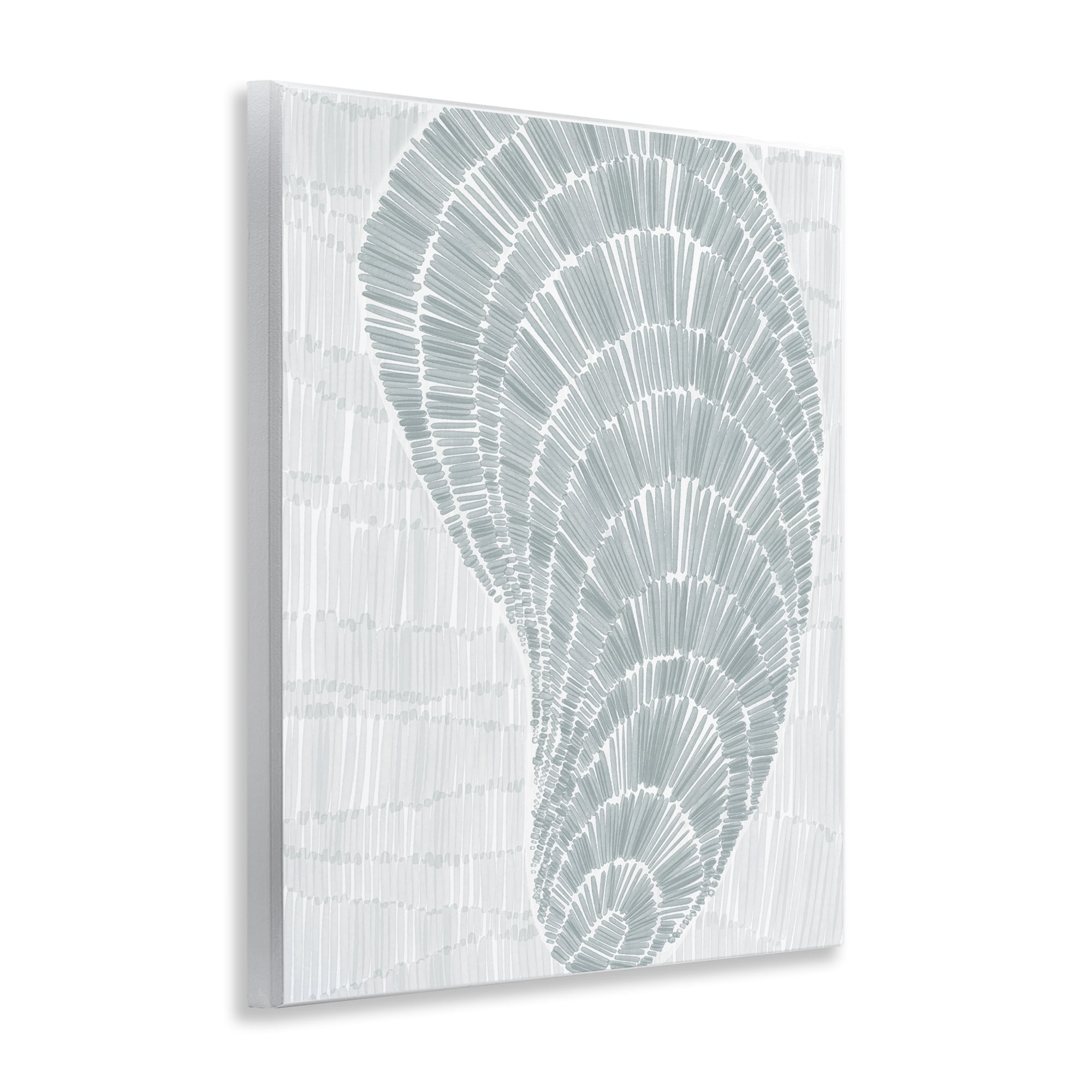Stupell Industries Sketched Oyster Shell Nautical & Beach Painting Unframed Art Print Wall Art, 11 x 14