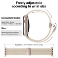 thumbnail image 2 of Correa trenzada magnética de nailon HEARTBOOM para Apple Watch, 2 of 8