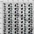 thumbnail image 2 of oneOone Viscose Jersey Gray Fabric Leaves Block Sewing Fabric By The Yard Printed Diy Clothing Sewing Supplies 60 Inches Wide, 2 of 5