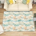 thumbnail image 1 of 2x3 Rug, Seashell Door Mat, Sea Ocean Animal Rug, Kids Rugs for Entryway, Washable & Non Slip & Soft Low Pile Small Carpet, Indoor Doormat, Seashell Home Decor & Gifts, 1 of 7