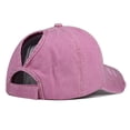 thumbnail image 1 of Womens Criss Ponytail Hat Baseball Cap High Messy Bun Ponycap Hats Quick Drying Mesh Hat, 1 of 4