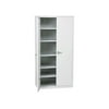 HON SC1872Q Assembled Storage Cabinet, 36w x 18-1/4d x 71-3/4h, Light Gray