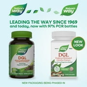 Natures Way DGL Chewable Tablets, Soothing Digestive Relief*, Licorice Flavored, Unisex, 100ct
