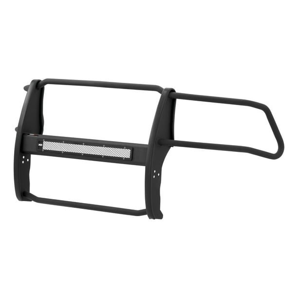 ARIES 2170026 Pro Series Black Steel Grille Guard with Light Bar