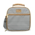 thumbnail image 3 of Fit + Fresh Townsend Lunch Bag Kit with Containers, Grey Thin Stripe, 3 of 3