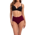 thumbnail image 2 of INNERSY Women's Cotton High Waisted Briefs 5-Pack Postpartum Full Coverage Underwear(L,Vintage), 2 of 7