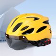 thumbnail image 4 of Casco de bicicleta Ciclismo portátil Ciclismo Saft Cascos para hombres Mujeres (Amarillo), 4 of 7