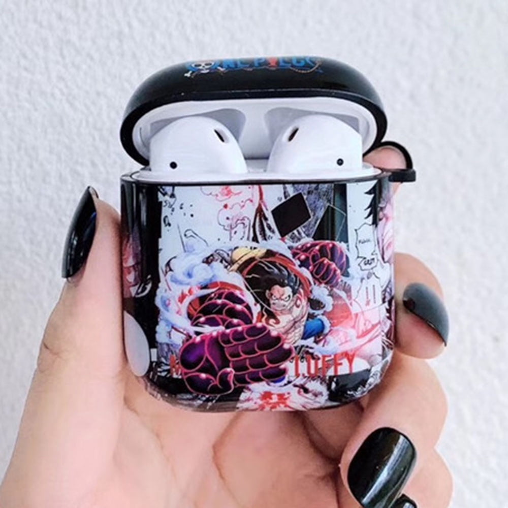 Lunanana Anime One Piece AirPods Case Luffy Ace Sabo Full Protective 