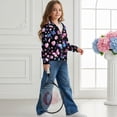thumbnail image 4 of chaqlin Butterfly Hoodies for Girls 11-13 Soft Zip up Hooded Sweartshirt Flower Full Zipper Hoodie Jacket Lightweight Loose Sports Coat with Pocket, 4 of 7