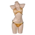 thumbnail image 4 of Traje de baño de princesa Leia para cosplay, traje de baño, bikini, traje de batalla espacial, Padme, fantasía, Amidala, cinturón, riñonera, trajes, traje de carnaval de Halloween, 4 of 5