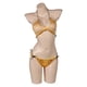 thumbnail image 4 of Traje de baño de princesa Leia para cosplay, traje de baño, bikini, traje de batalla espacial, Padme, fantasía, Amidala, cinturón, riñonera, trajes, traje de carnaval de Halloween, 4 of 5