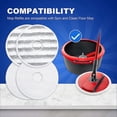 thumbnail image 2 of 4 Pack For Vileda Spin And Clean Mop Refill, Washable And Reusable Refill For Vileda Spin Mop Head Replacement, 2 of 5