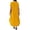 Yellow, variant on Plus Size Women'S Casual Summer Dress V Neck Solid Color Loose Fit Flowy Spring Maxi Tunic