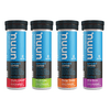 Nuun Sport + Caffeine Electrolyte Drink Enhancer Mixed Flavor Tablets with Caffeine, Four, 10 Count Tubes