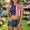 Blue, variant on Cropped Tank Top for Women Sleeveless Leopard Print Crop Tops (Multicolour S)