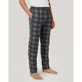 thumbnail image 4 of Real Essentials 3 Pack: Men's Fleece Pajama Pants Loungewear Soft Pj Bottoms Sleepwear Pockets (Big & Tall Available), 4 of 7
