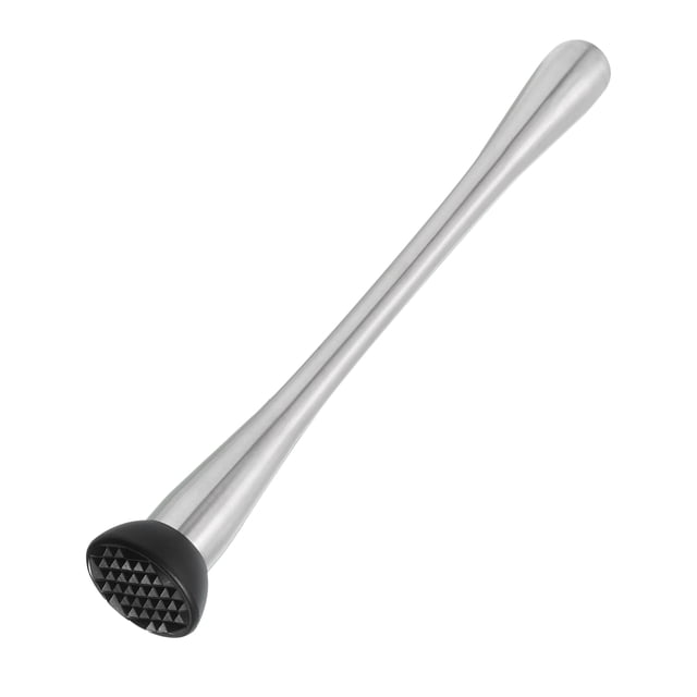 Uxcell Muddler de Cócteles de Acero Inoxidable de 11 pulgadas Herramienta de Bar para Cócteles