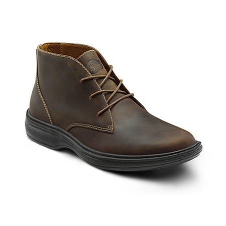 

Dr. Comfort Ruk Men s Casual Boot: 14 Wide (E/2E) Brown Lace
