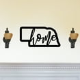 thumbnail image 1 of Nebraska Home State Silhouette Solid Steel Home Decor Decorative Accent Metal Art Wall Sign, 1 of 3