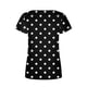 thumbnail image 4 of Blusa con estampado de manga corta y cuello cuadrado informal cómoda a la moda para mujer OAVQHLG3B Store  lin121212, 4 of 4