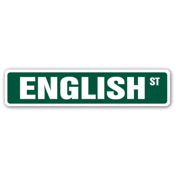 English Street [3 Pack] of Vinyl Decal Stickers |for Laptop Car