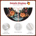 thumbnail image 3 of Haiem Flower Horn Skull Pattern Christmas Tree Skirt Merry Christmas Party Christmas Tree Decoration,New Year Decorations-36", 3 of 6