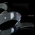 thumbnail image 3 of Luminous Glasses, 7 Colors 4 Modes LED Visor Glasses Single Key Control  for Cosplay Party, 3 of 7