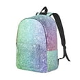 thumbnail image 2 of Naloa Canvas Backpack for Men Women Beautiful Glitter Print Rucksack Casual Travel Daypack Large and Small Durable College Tote Satchel Bookbag for Teens, 2 of 8