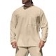 thumbnail image 4 of Ceisia Men Casual Solid Color Loose Fit Gift Button Down Hooded Short Sleeve Cardigan Tops, 4 of 8