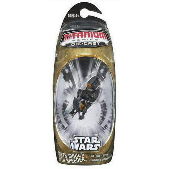 Star Wars Titanium Series 2007 Darth Maul's Sith Speeder Diecast Vehicle