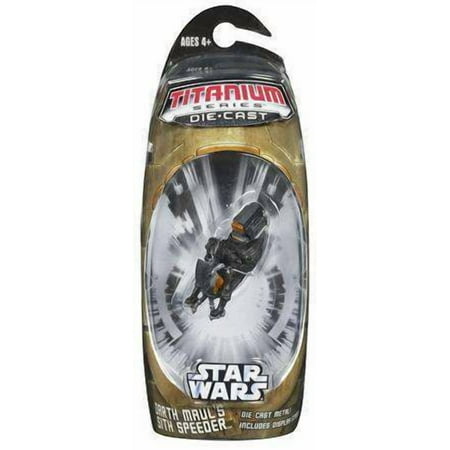 Star Wars Titanium Series 2007 Darth Maul's Sith Speeder Diecast Vehicle