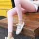 thumbnail image 5 of Guardurnaity Mallas de invierno para mujer, pantalones térmicos sólidos con rosca de punto de algodón, pantalones elásticos cálidos para mantener el Ropa interior Gris claro SG Guardurnaity AP013586-06, 5 of 6