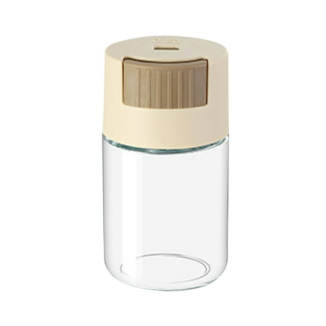 Less Than 5 Seasoning Box Kitchen Mini Seasoning Quantitative Seasoning Jar Seasoning Jar Metering Seasoning Jar Quantitative Seasoning Bottle Kitchen Seasoning Jar Press Seasoning Jar