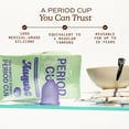 thumbnail image 2 of August Medical Grade Soft Silicone Period Cup, 1 Count, 2 of 6