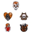 thumbnail image 4 of Guardoinrt Unique And Festive Ambiance Punk Halloween Enamel Pin Brooch For Halloween Parties With Multiple ghosts 1Set, 4 of 6