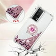 thumbnail image 5 of Glitter Clear Sparkly Bling Case for Xiaomi Poco F5 Pro 5G, Flowing Liquid Quicksand Cover with Diamond Ring Holder Case for Xiaomi Redmi K60 /Poco F5 Pro 5G  Rose Gold, 5 of 14
