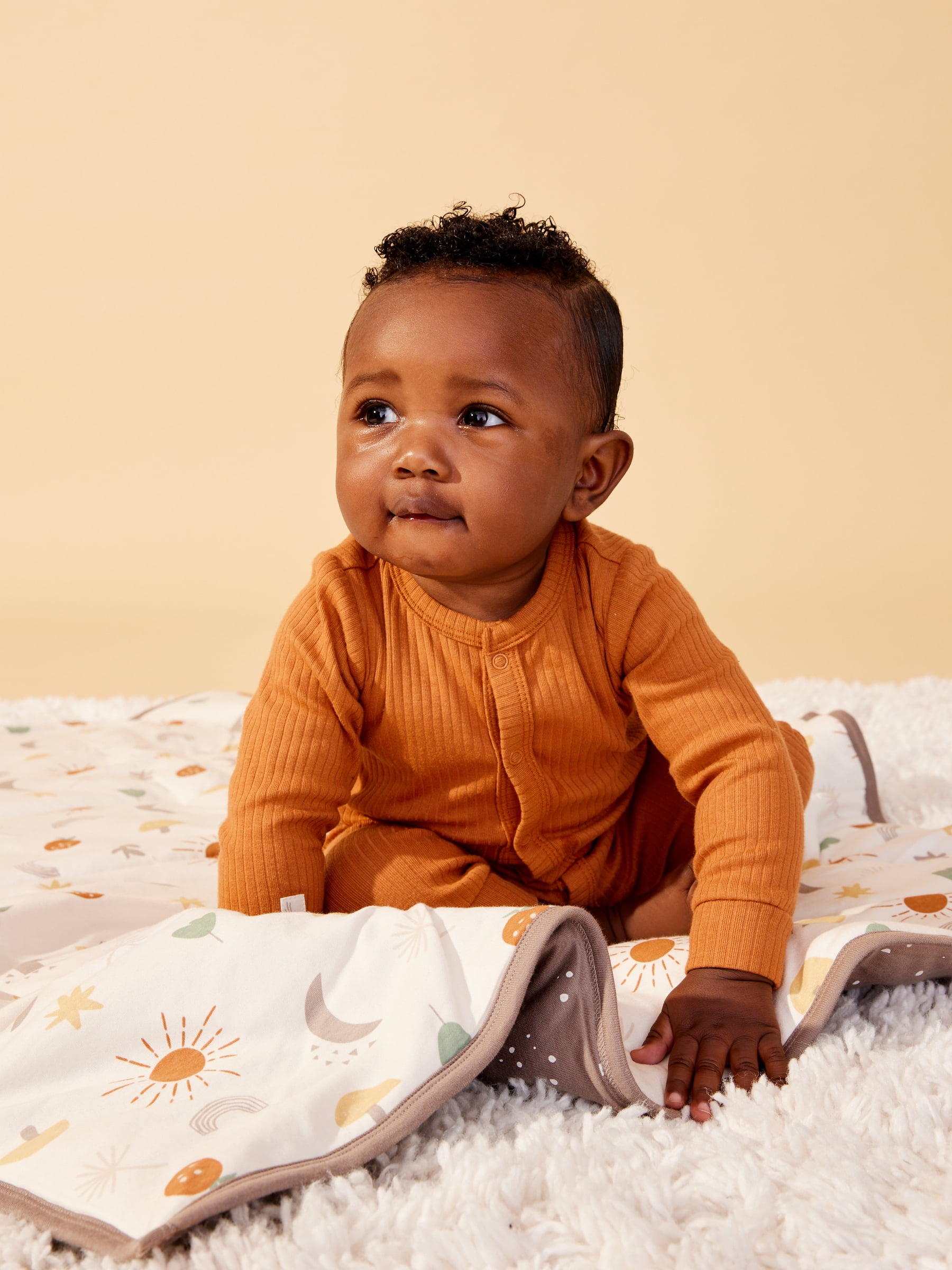 Little Star Organic Cotton Toddler Quilt, Toddler Bed, Unisex, Reversible