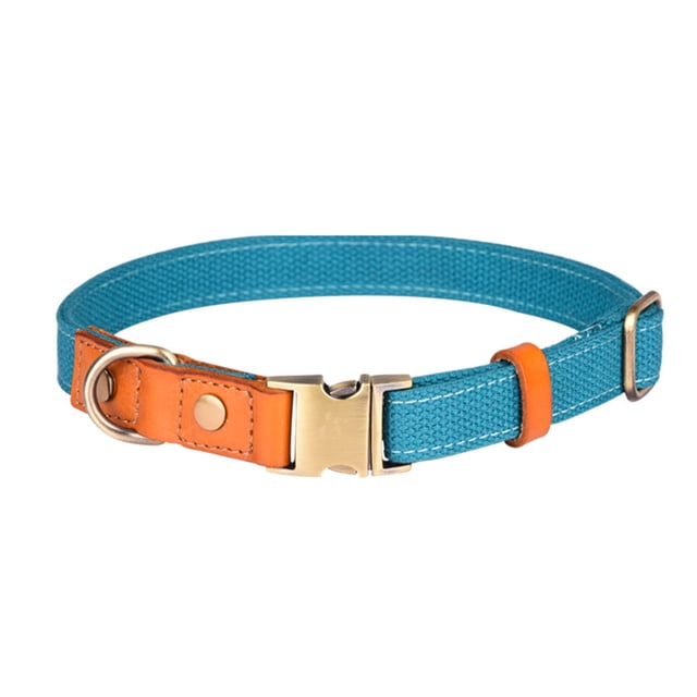 Vibrante en varias opciones de color: collar de perro de nailon de primera calidad con cierre de metal. MFZFUKR CPB-US-YY116-5