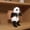 Giant panda, variant on Zeiwohndc Hanging Cats Statues Resin Animal Statue with Storage Basket Aquarium Decors