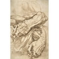 thumbnail image 2 of Peter Paul Rubens 17x24 Gold Ornate Framed and Double Matted Museum Art Print Titled - Anatomical Studies; a Left Forearm in Two Positions and a Right Forearm (ca. 1600-1605), 2 of 4