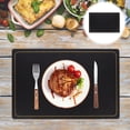 thumbnail image 2 of 4 manteles individuales de PU de color liso para mesa de comedor, para restaurante y hotel., 2 of 6