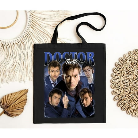 vintage Tenth Doctor Softstyle Tote Bag-TH14589